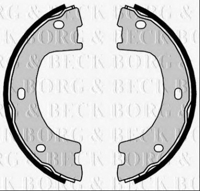 BORG & BECK bbs6475 -  Комплект тормозных колодок